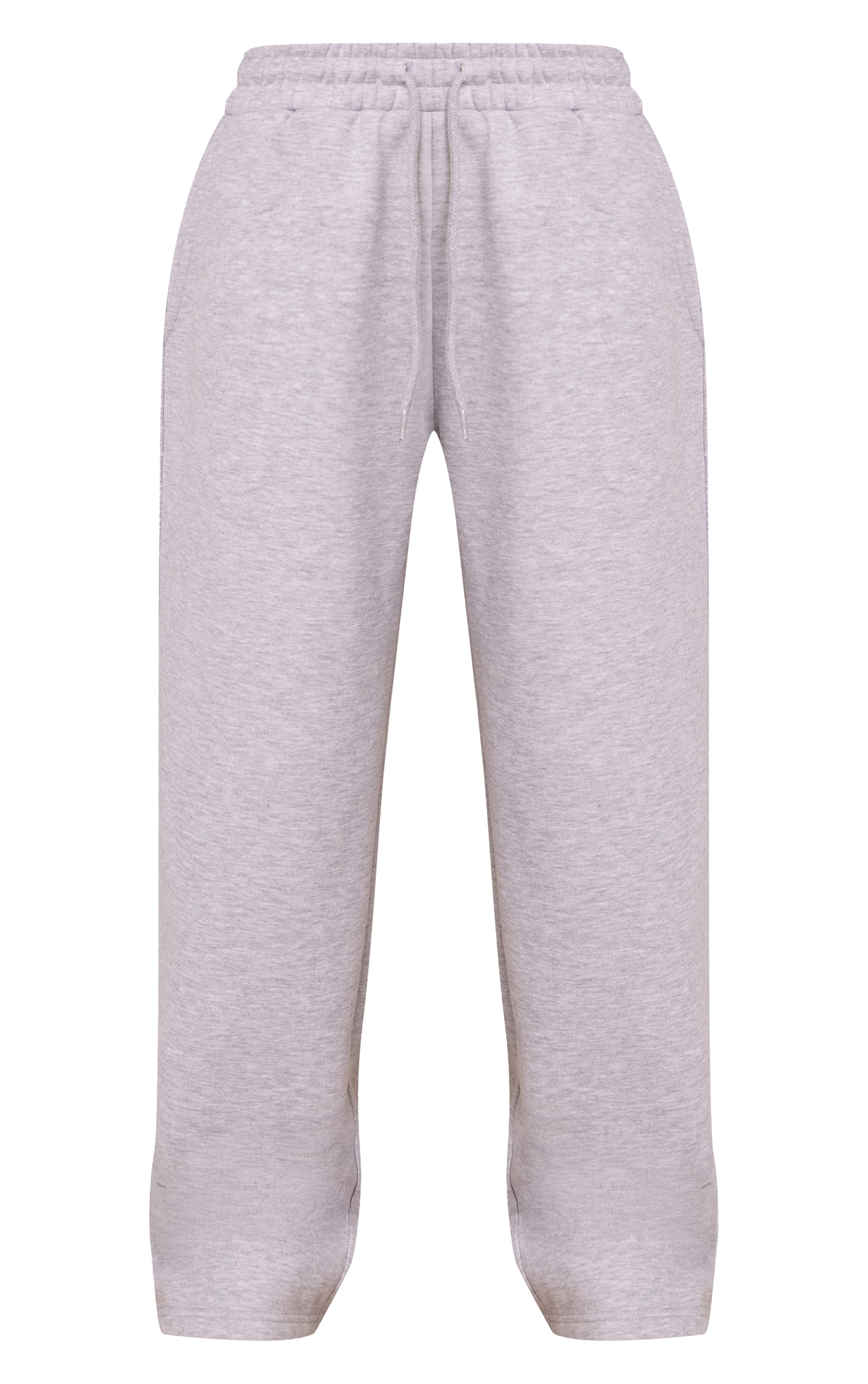 Petite Ash Grey Drawstring Wide Leg Sweatpants  image 5