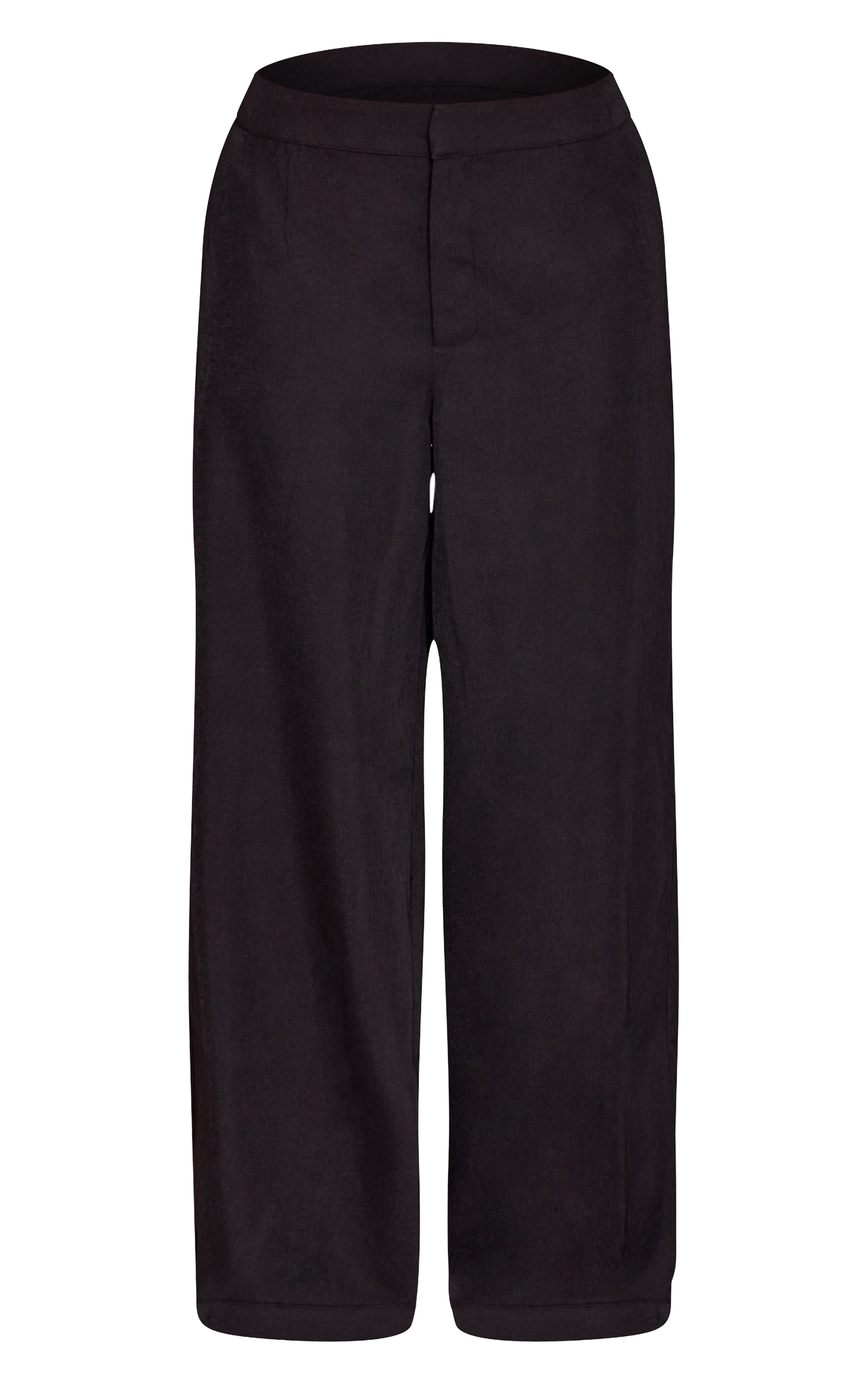 Shape Black Wide Leg Tailored Pants image 5