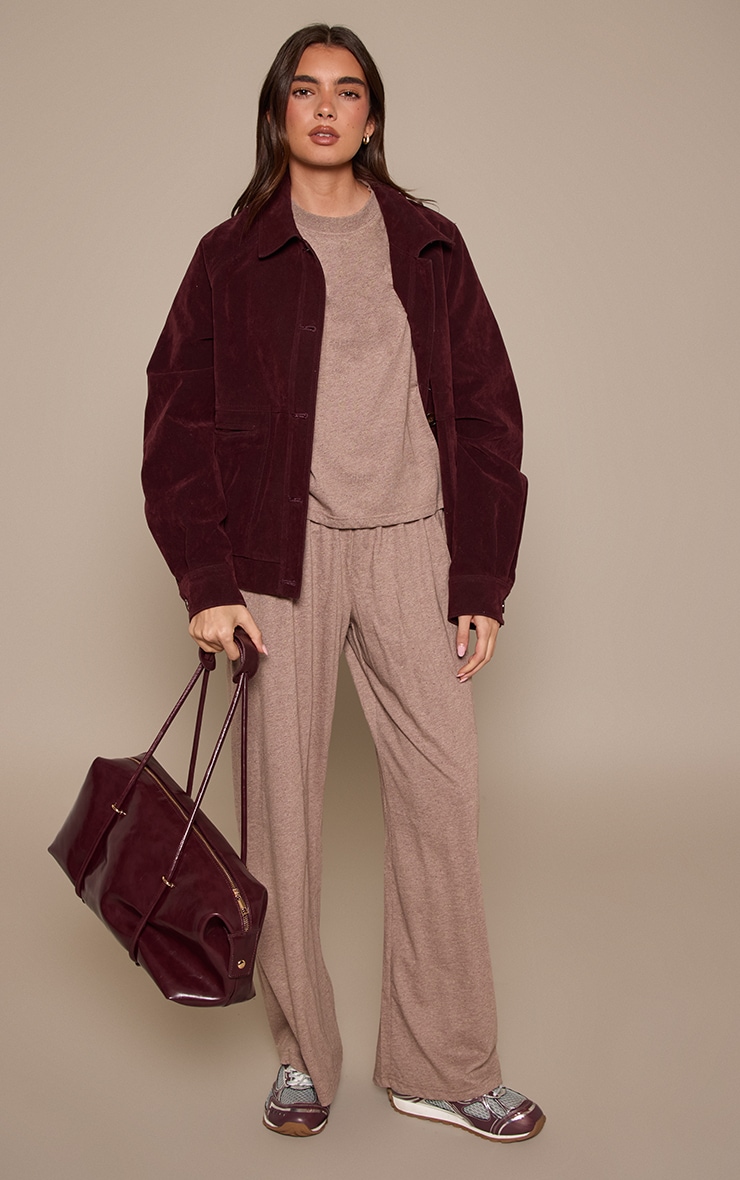 Taupe Speckled T-Shirt image 3