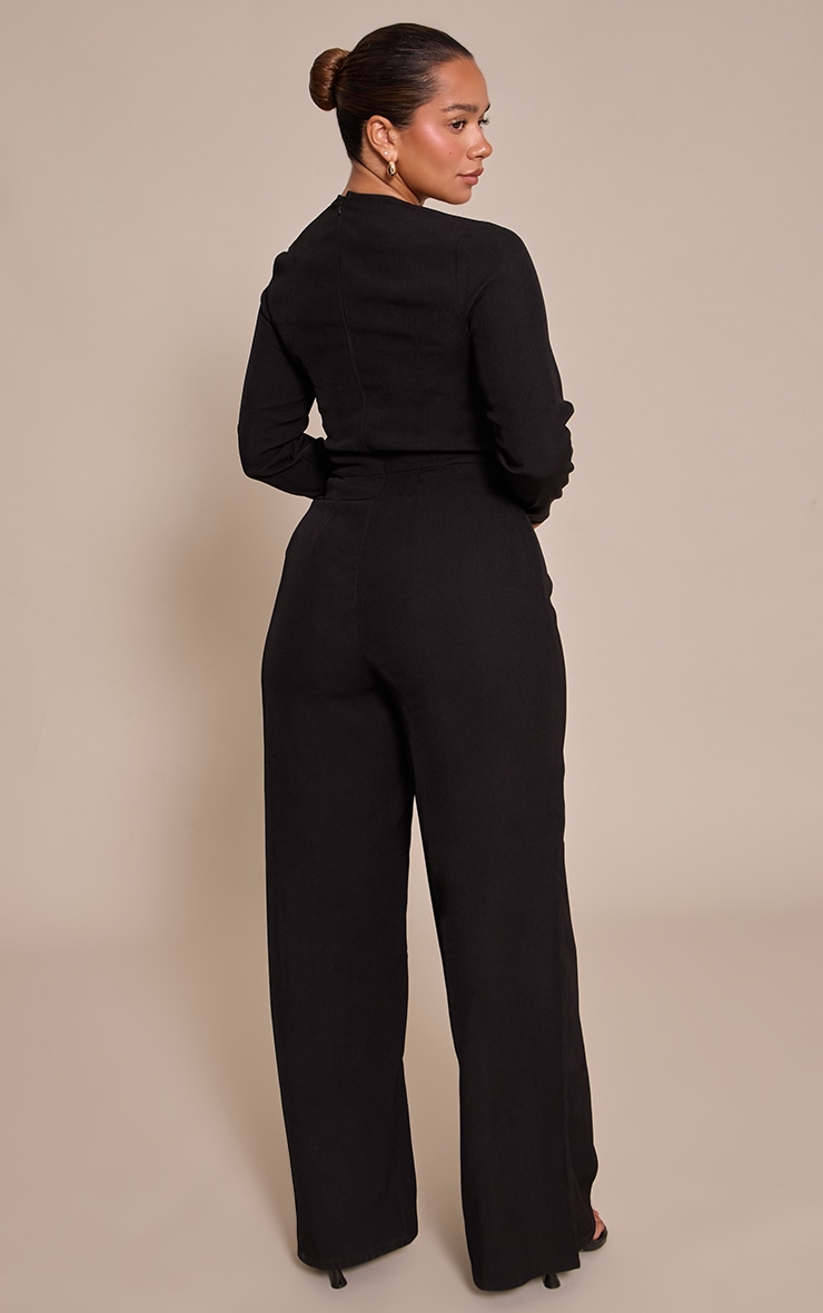 Shape Black Tailored Woven Corset Jumpsuit image 2