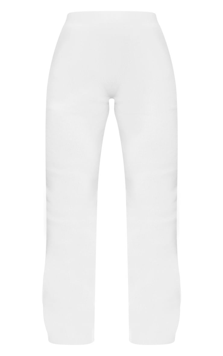Off White Soft Touch Knitted Oversized Trousers image 5