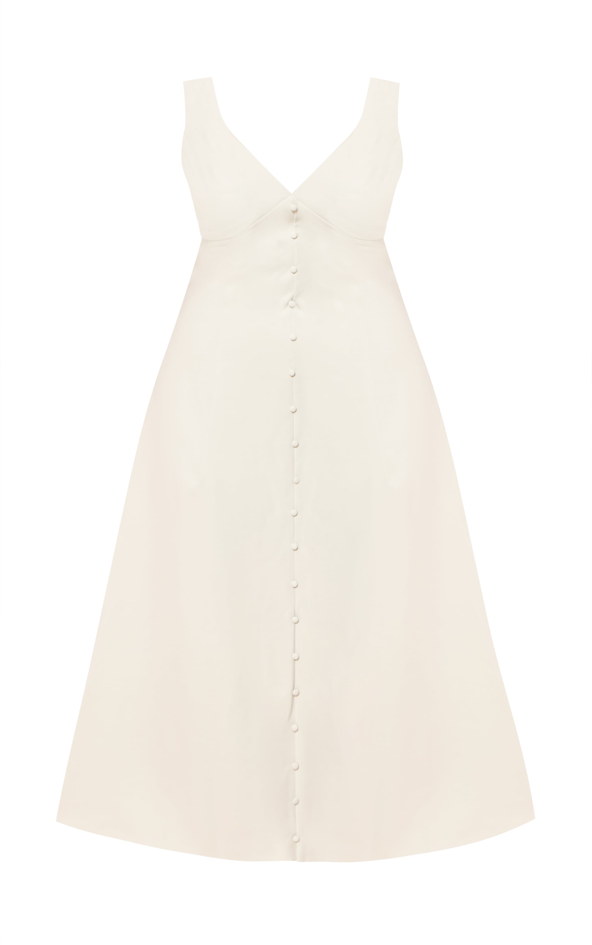 Plus Sage Green Tailored Woven Plunge Button Down Midi Dress image 5