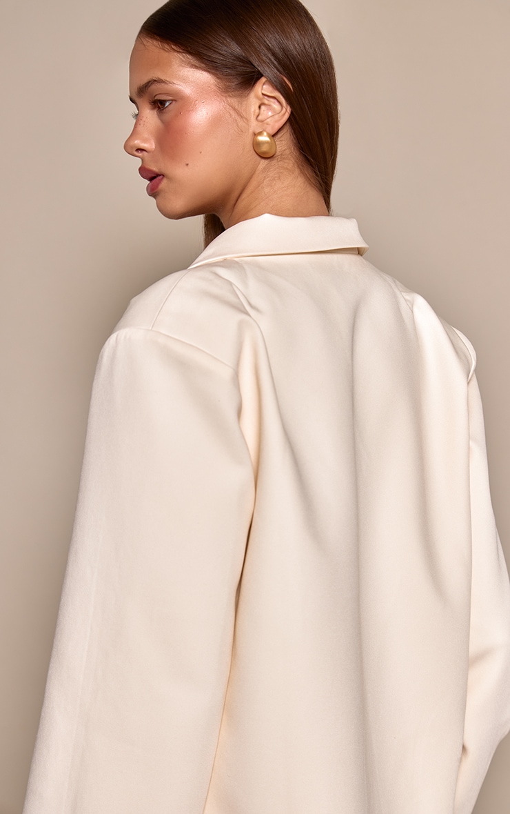 Almond Tailored Boxy Blazer image 2