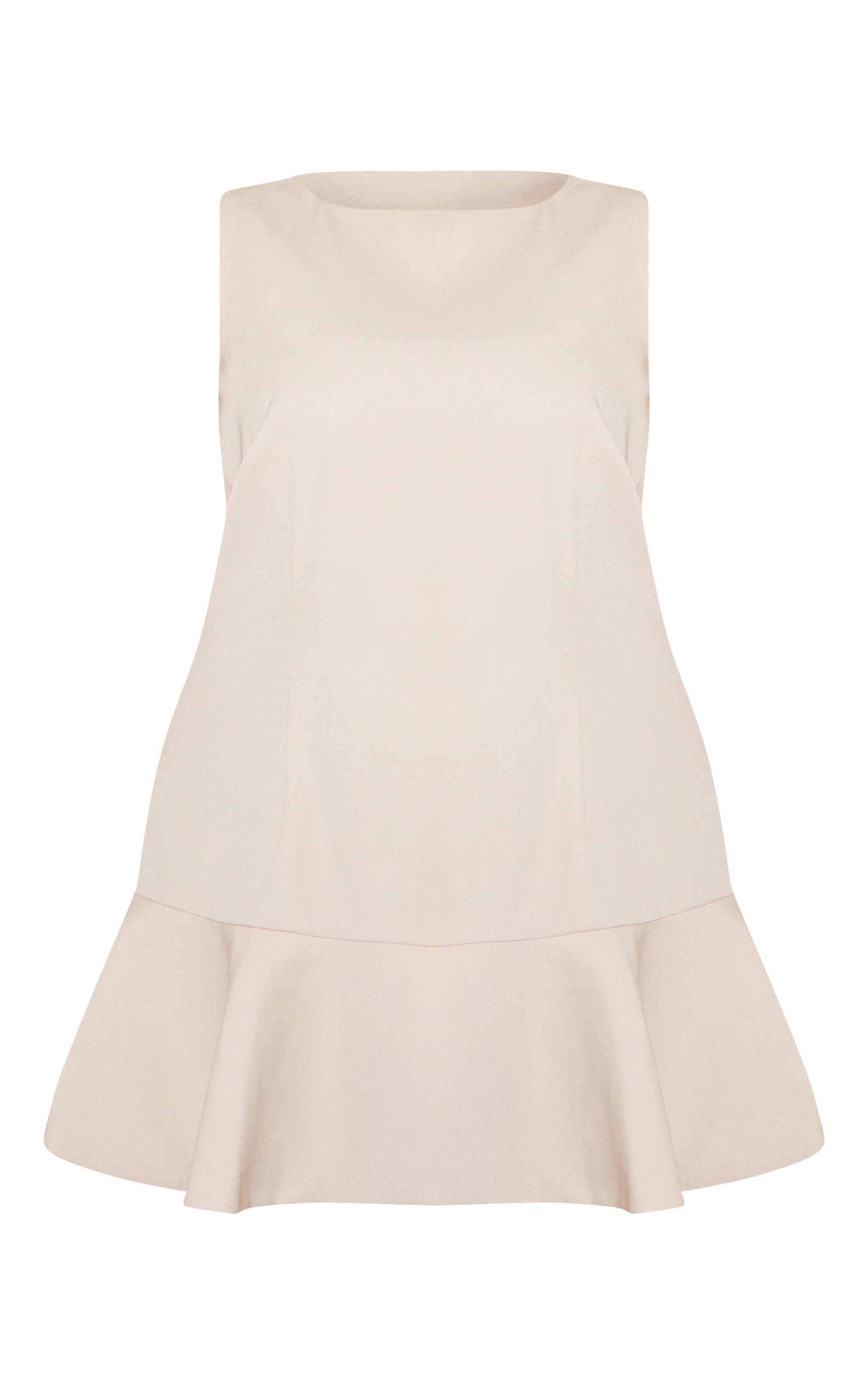 Plus Sand Racer Frill Hem Bodycon Dress image 5