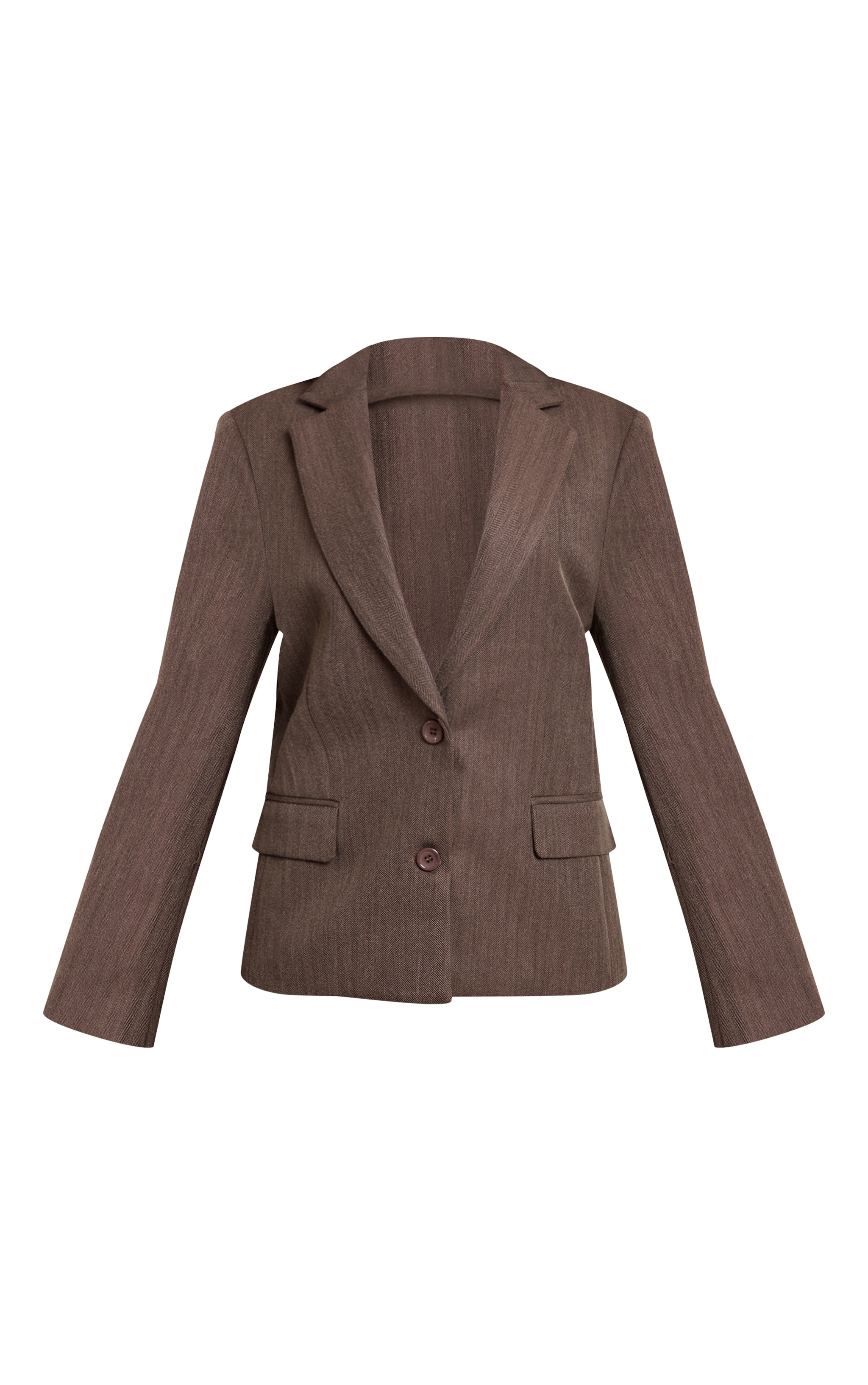 Petite Taupe Boyfriend Premium Blazer image 5