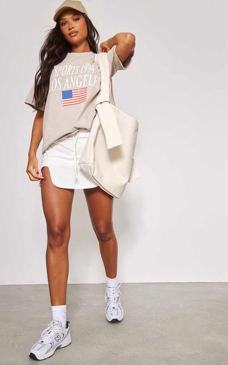 Stone Sports Los Angeles Printed Oversized T Shirt image 3