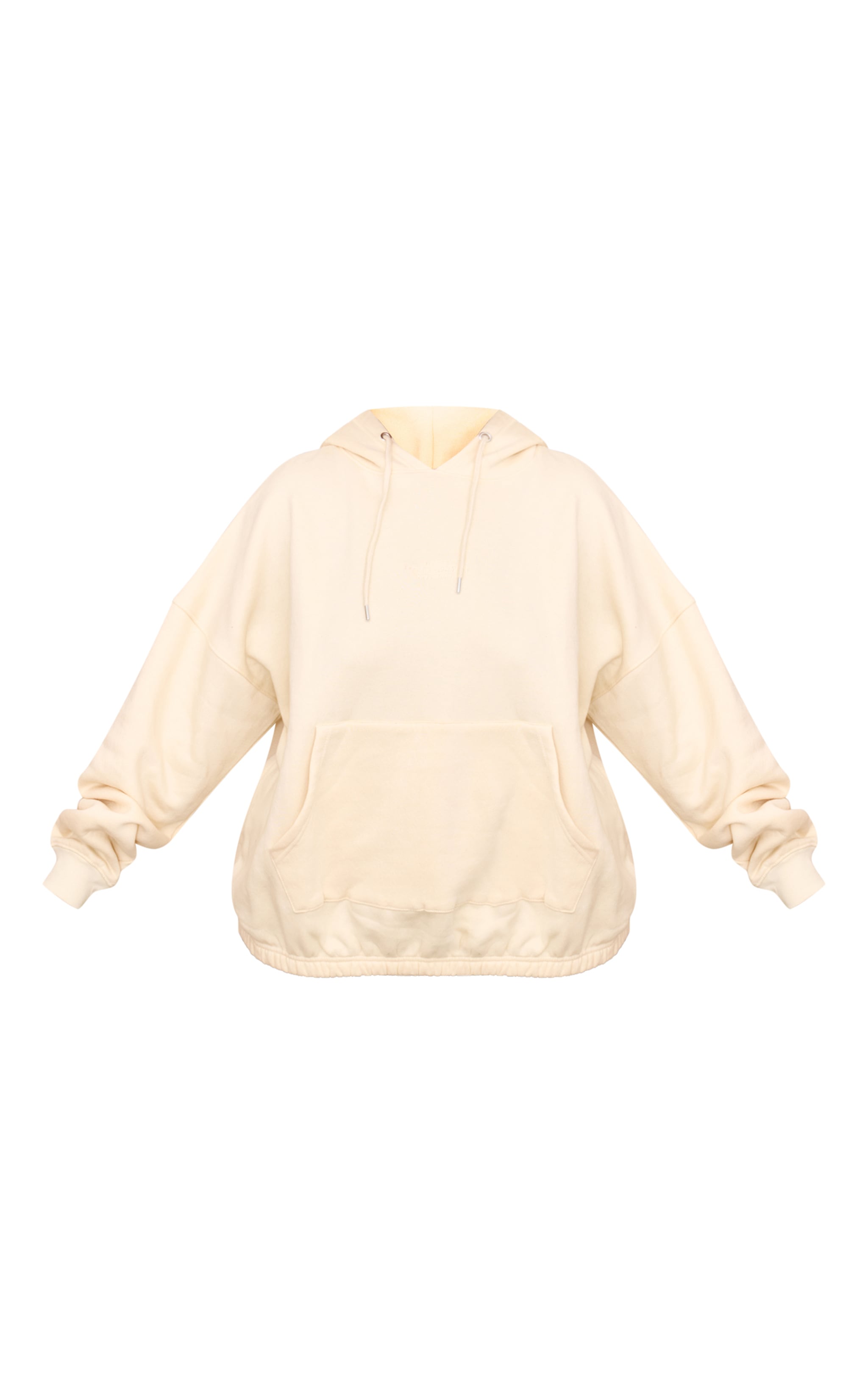 Plus Sand Slogan Oversized Hoodie image 5