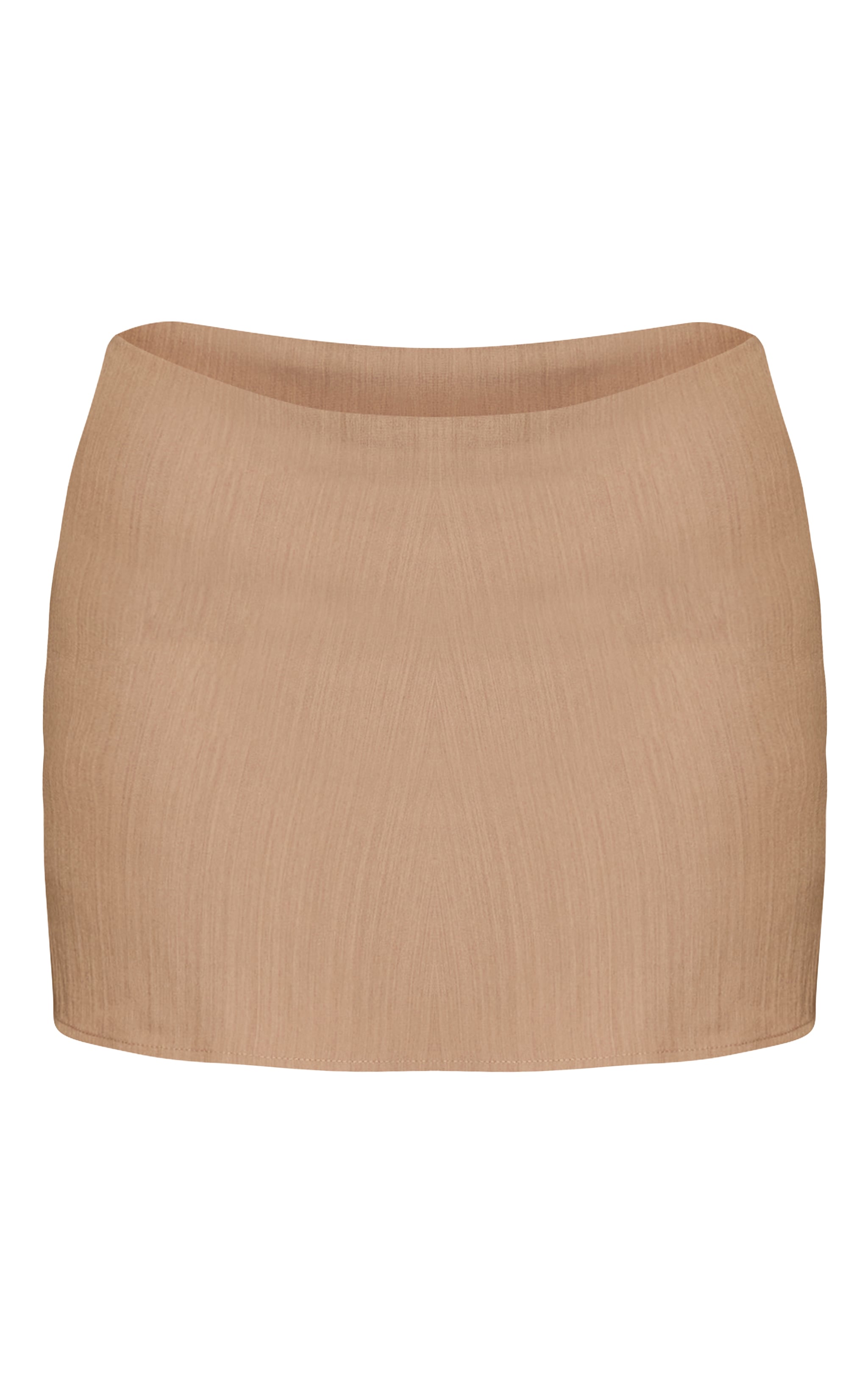 Taupe Tailored Mini Skirt image 6