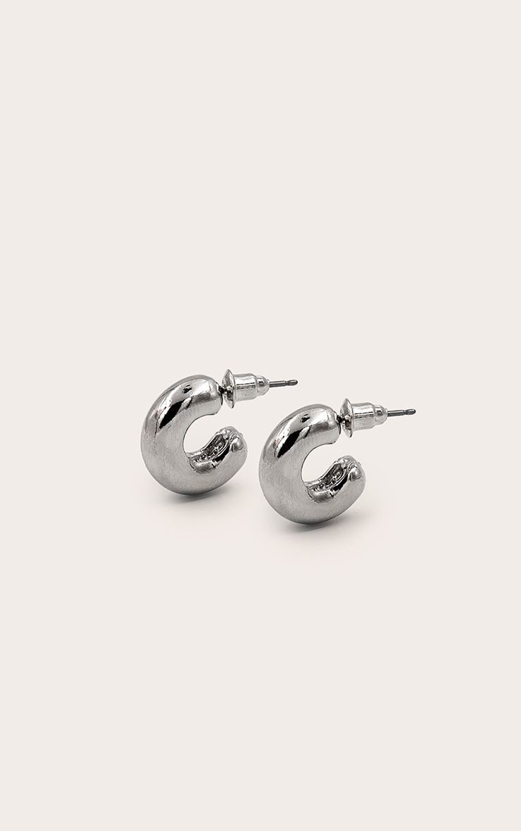 Silver Mini Droplet Multipack Hoop Earrings image 3