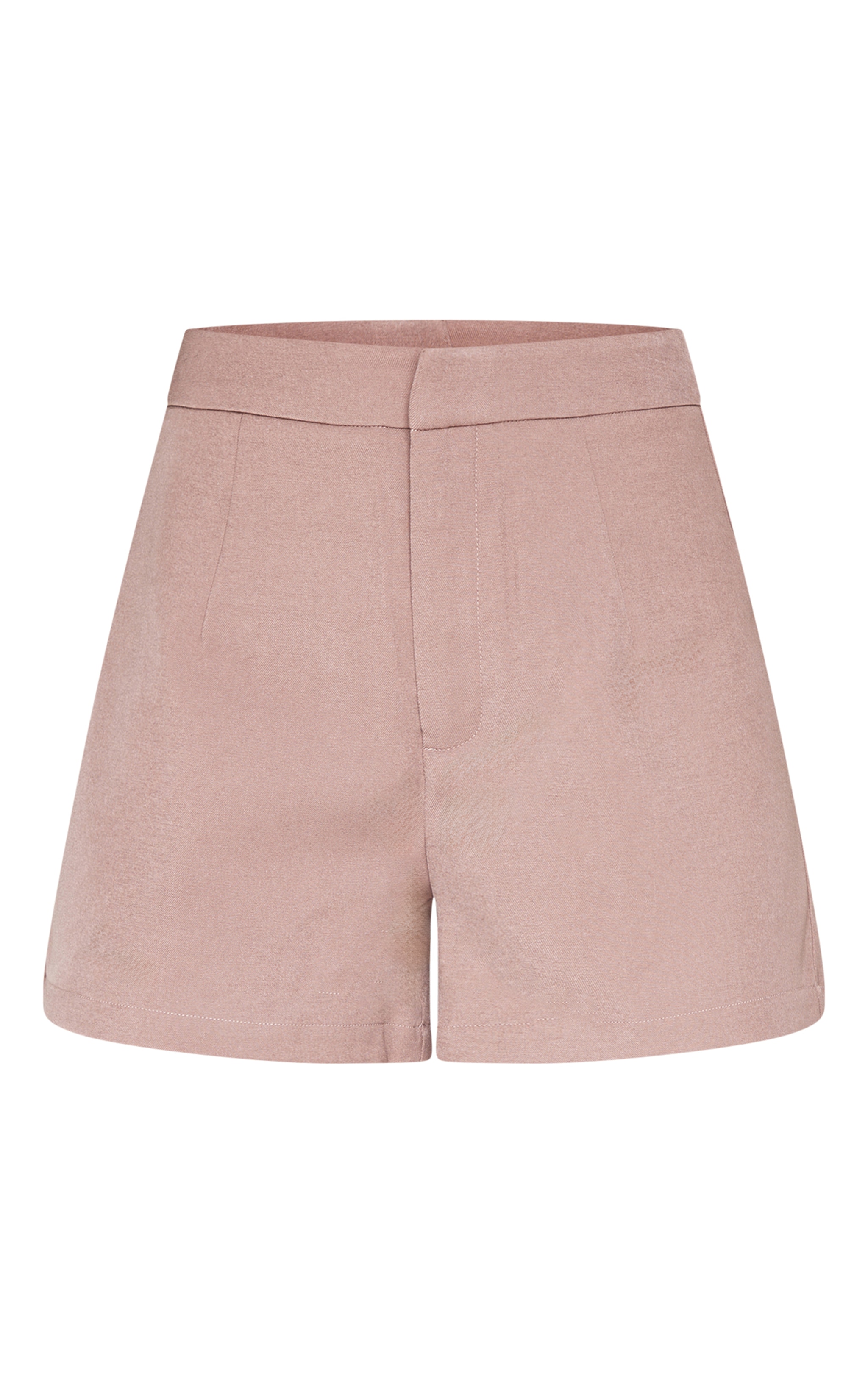 Mocha Tailored High Waist Shorts image 6