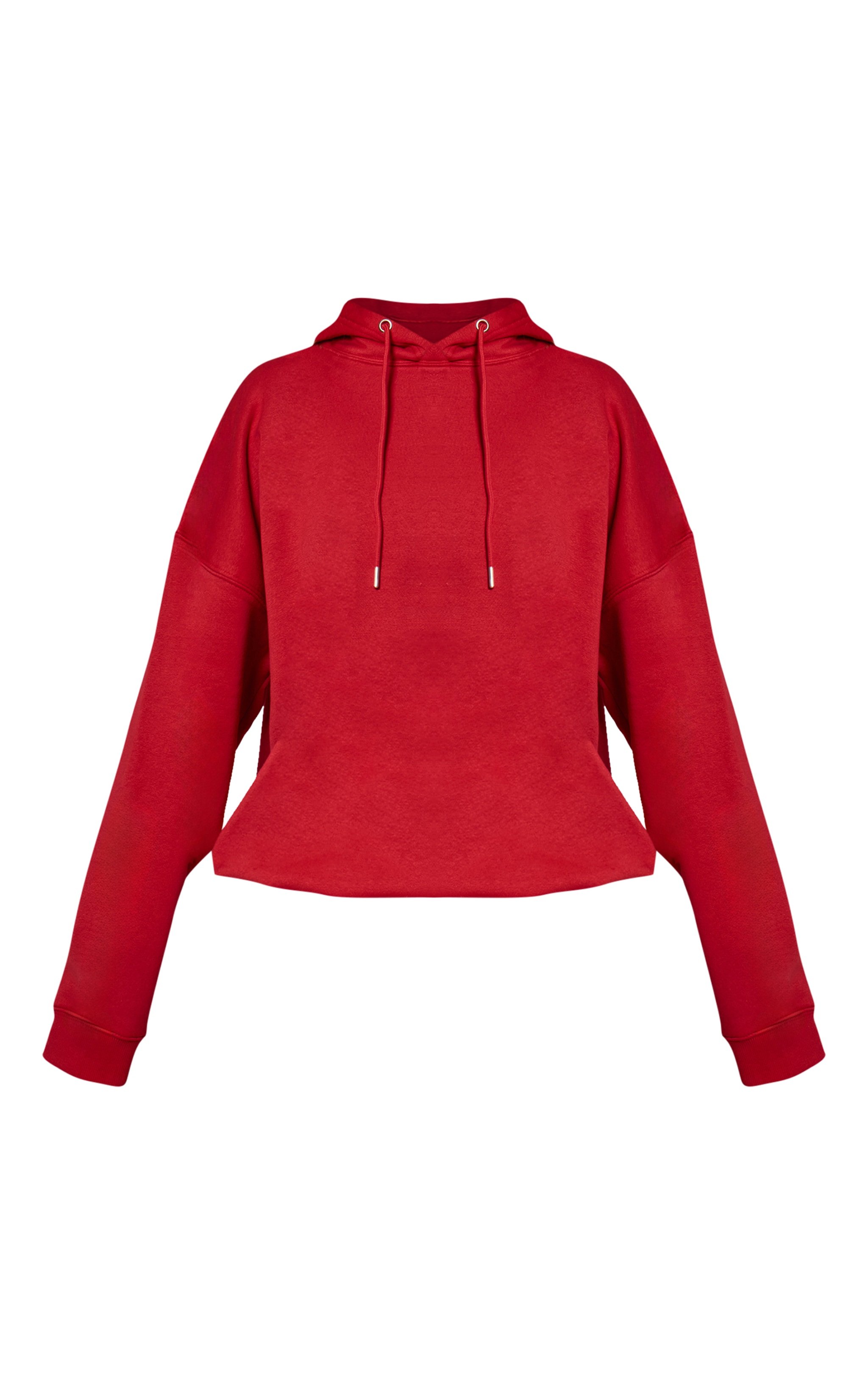 Hoodie oversize rouge à slogan 'Chill Club' en relief image 5