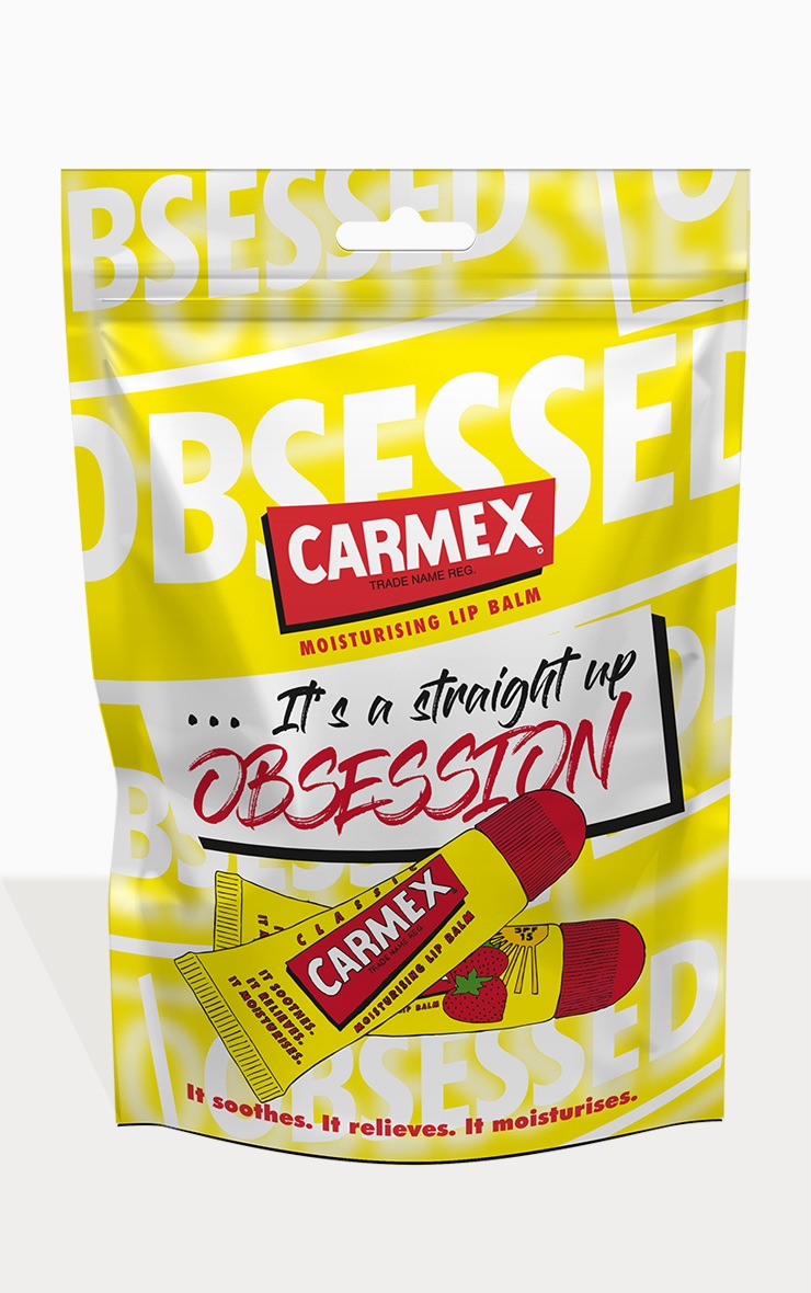 Carmex It's a Straight Up Obsession Lip Balm Pouch image 1