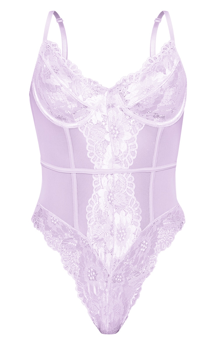 Mocha underwired cage detail lace body 5 0 martens