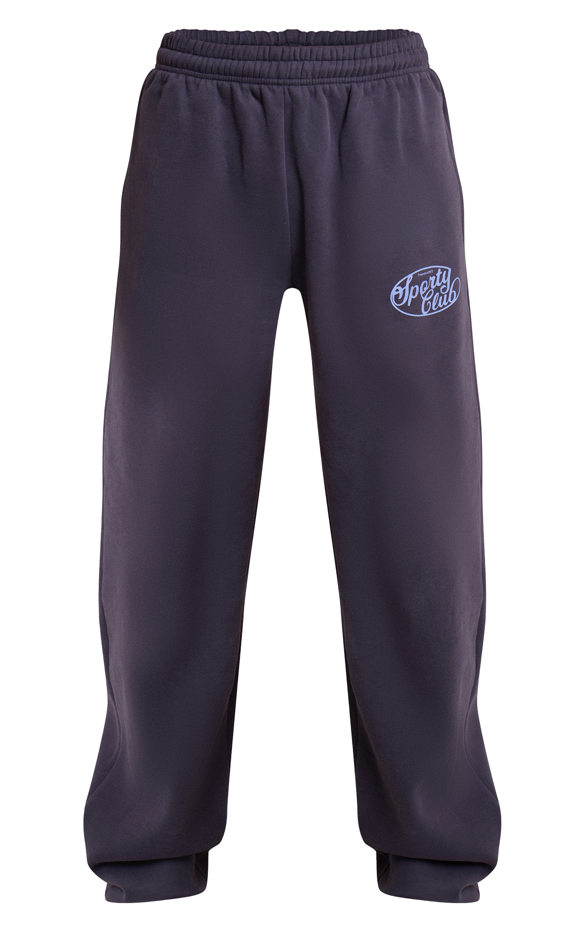 Tall Navy Sports Club Cotton Fleece Straight Leg Sweatpants image 5