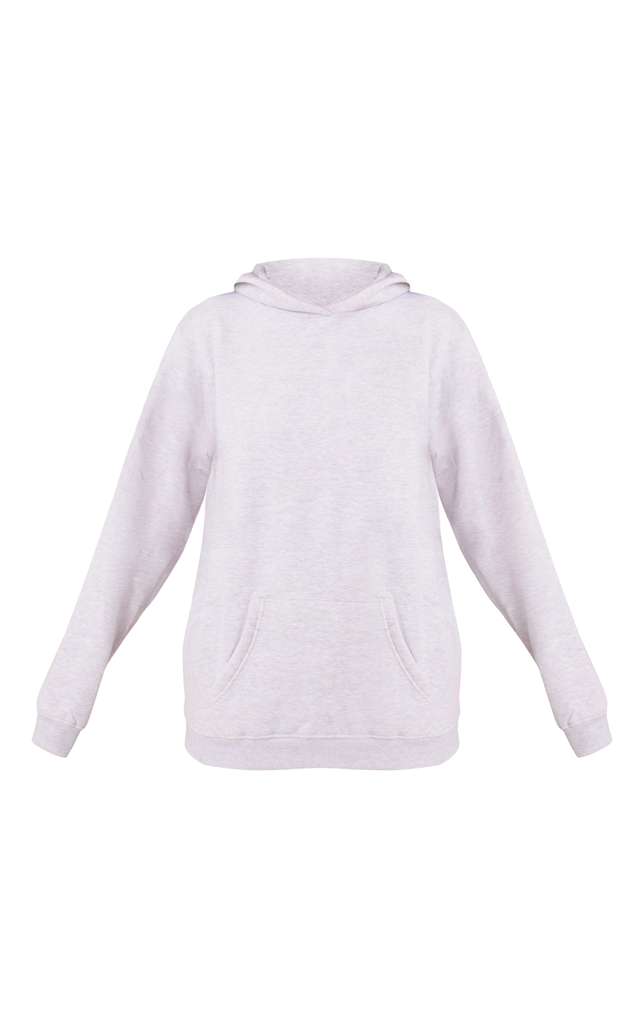 Tall Hoodie pullover oversize gris cendré image 5