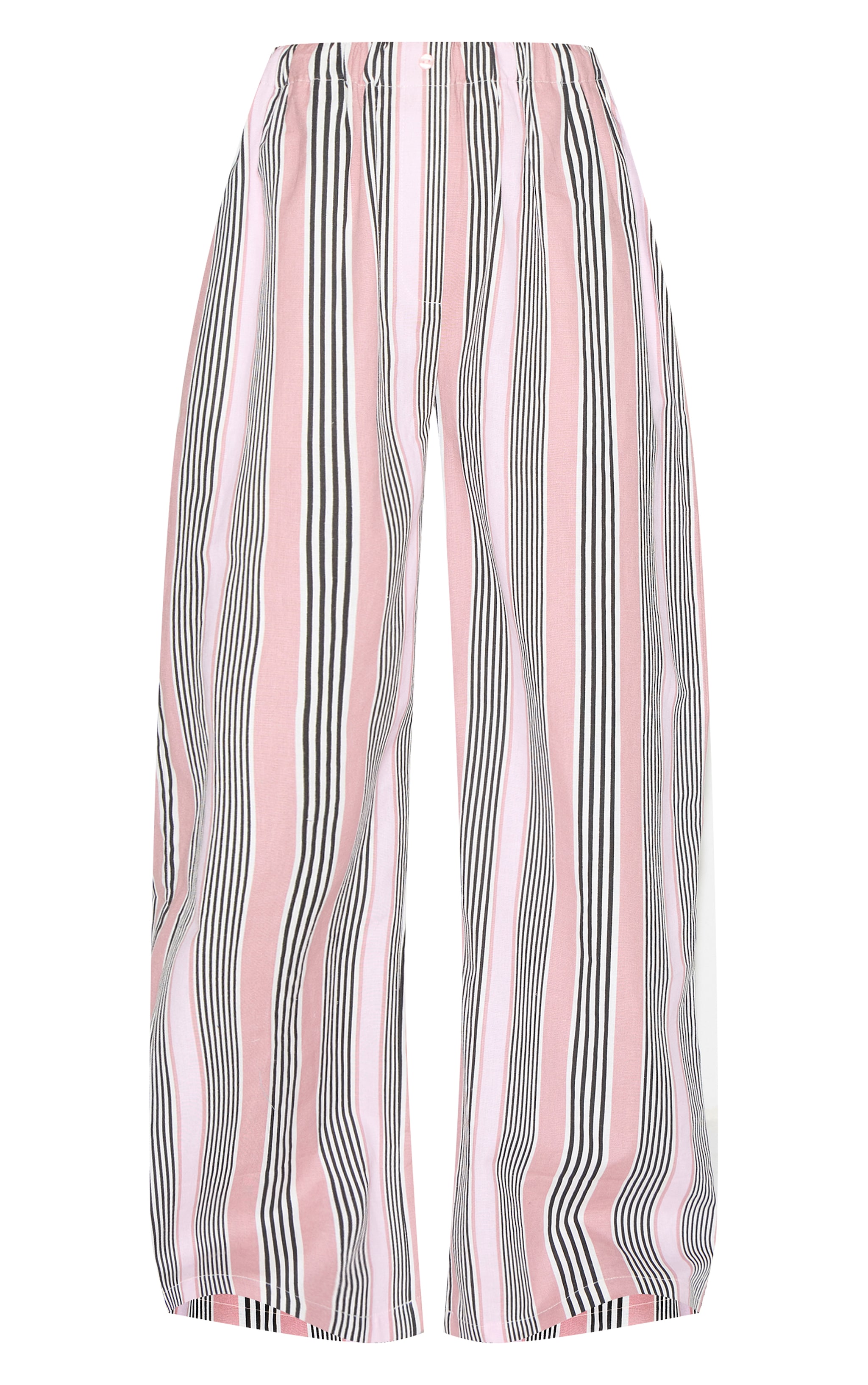 Pink Striped Slouchy Pants image 5