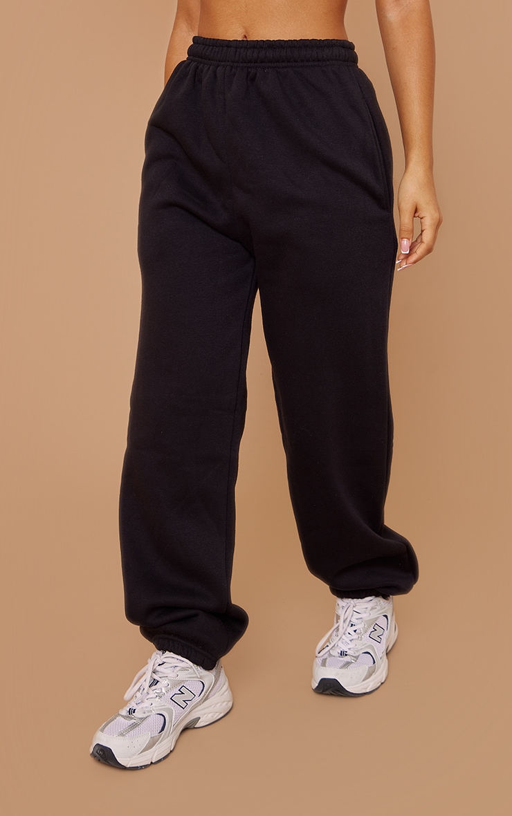 Petite Black Casual Sweat Sweatpants Petite PrettyLittleThing UAE