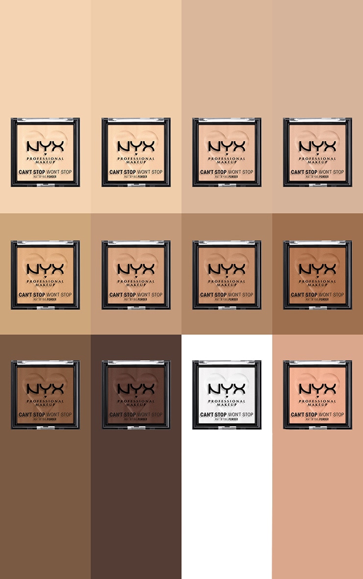 NYX PMU Can't Stop Won't Stop Mattifying Lightweight Powder Light image 4