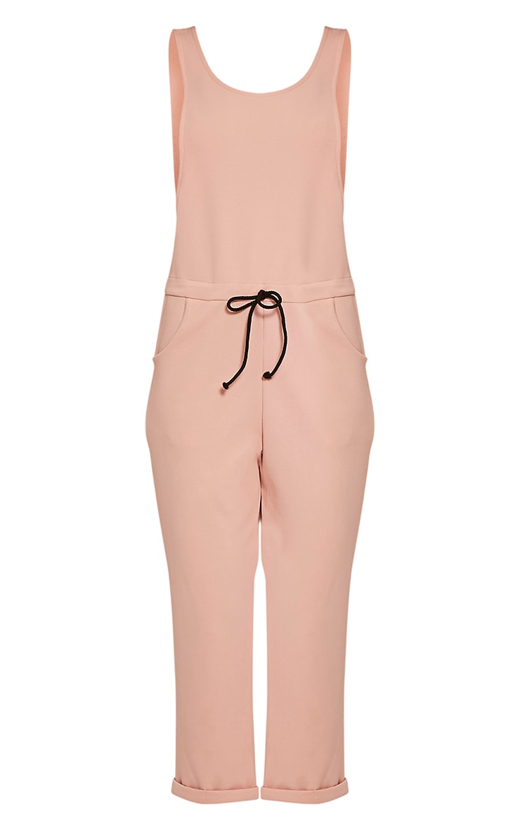 Shaya Nude Loose Fit Jumpsuit Jumpsuits PrettyLittleThing