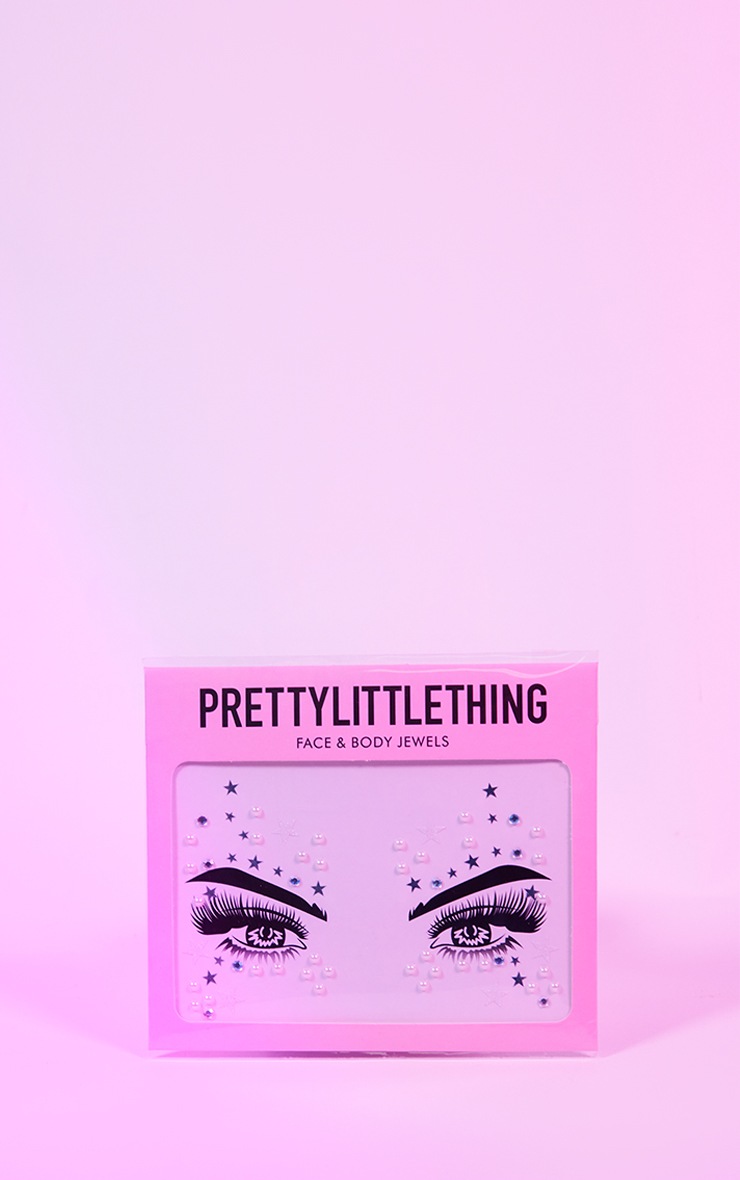 PRETTYLITTLETHING Party Pearls Face Jewel 1