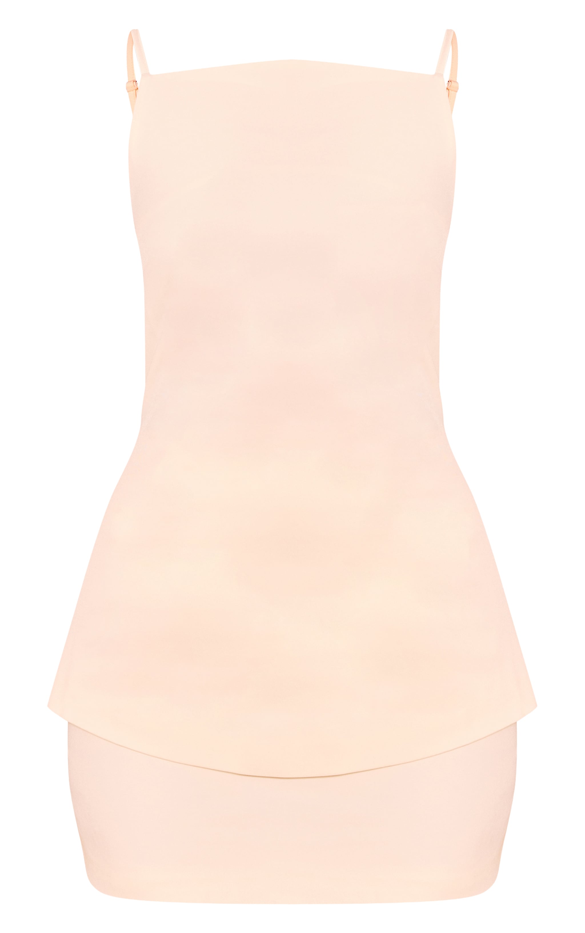 Buttercream Woven Halter neck Mini Shift Dress image 5