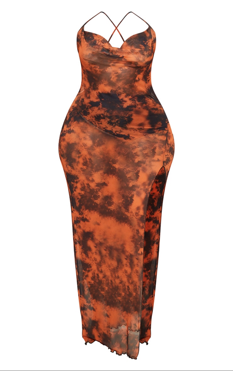 black tie maxi dress