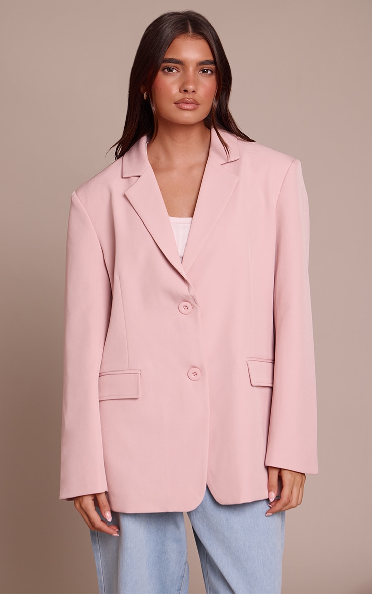 Pink Oversized Blazer image 1