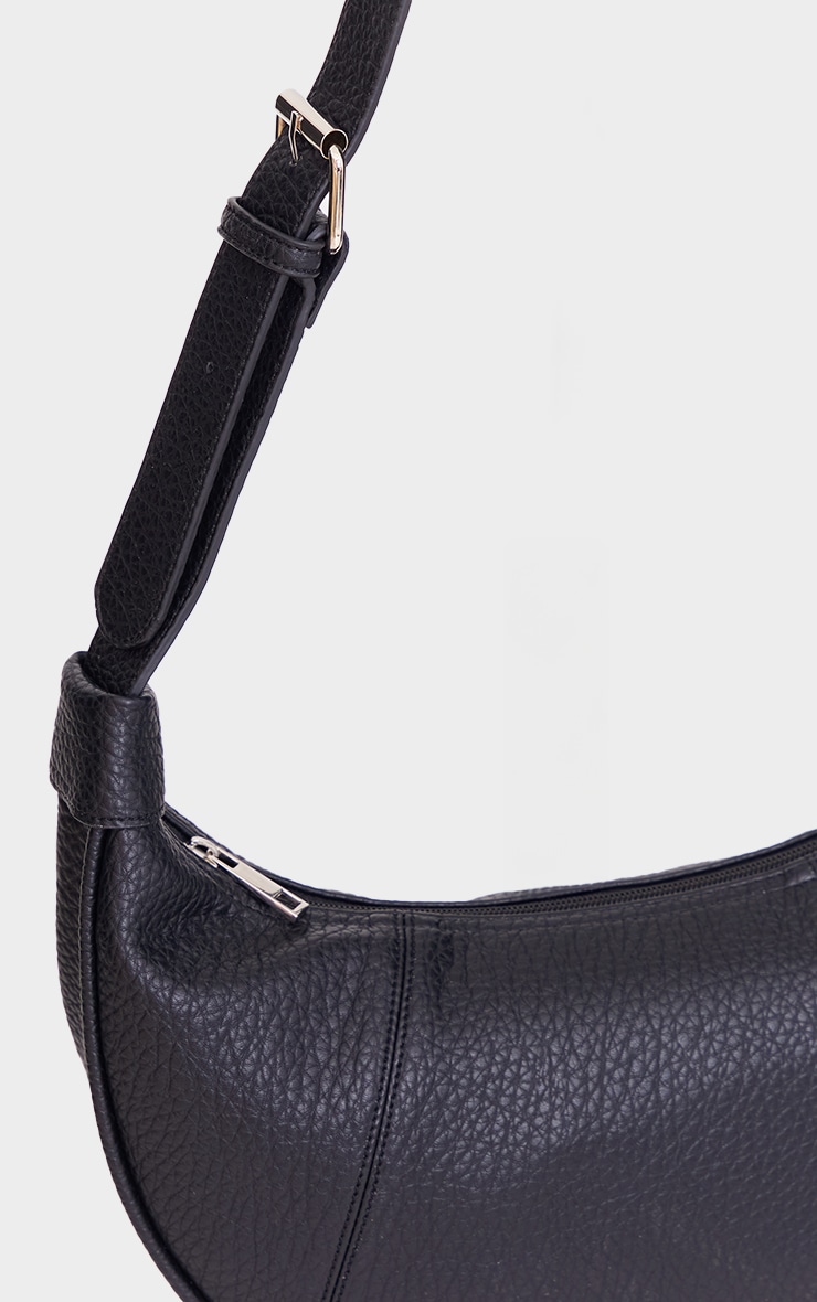 Black Crescent Cross Body Bag image 3