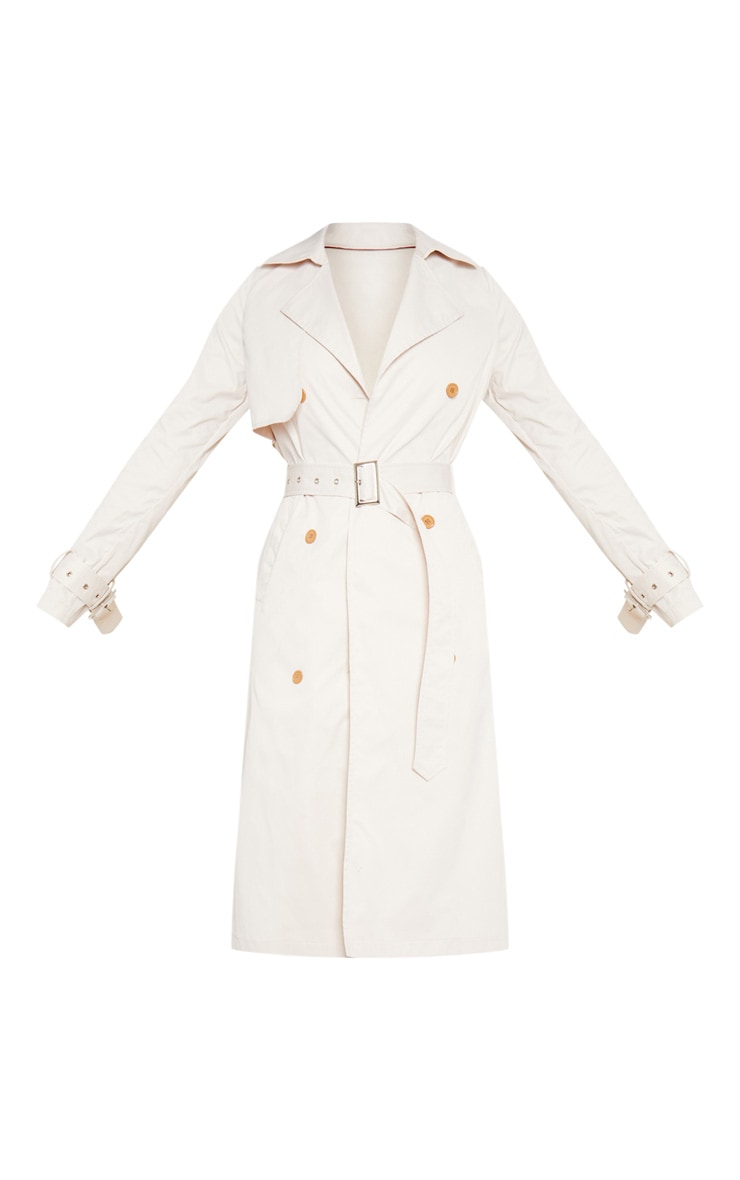Tall Ivory Trench Coat Tall PrettyLittleThing