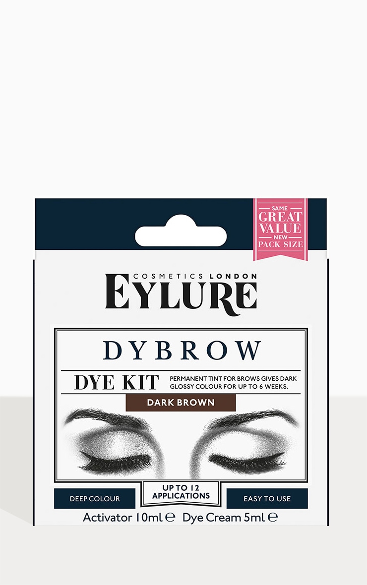 Kit de teinture pour sourcils teinte marron foncé Eyelure Dybrow