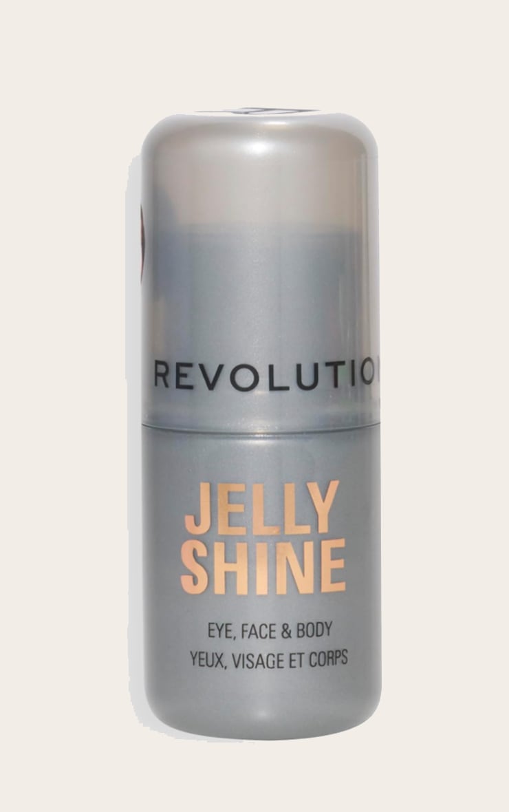 Revolution Jelly Shine Eye, Face & Body Highlight Stick Silver Moonlight image 2