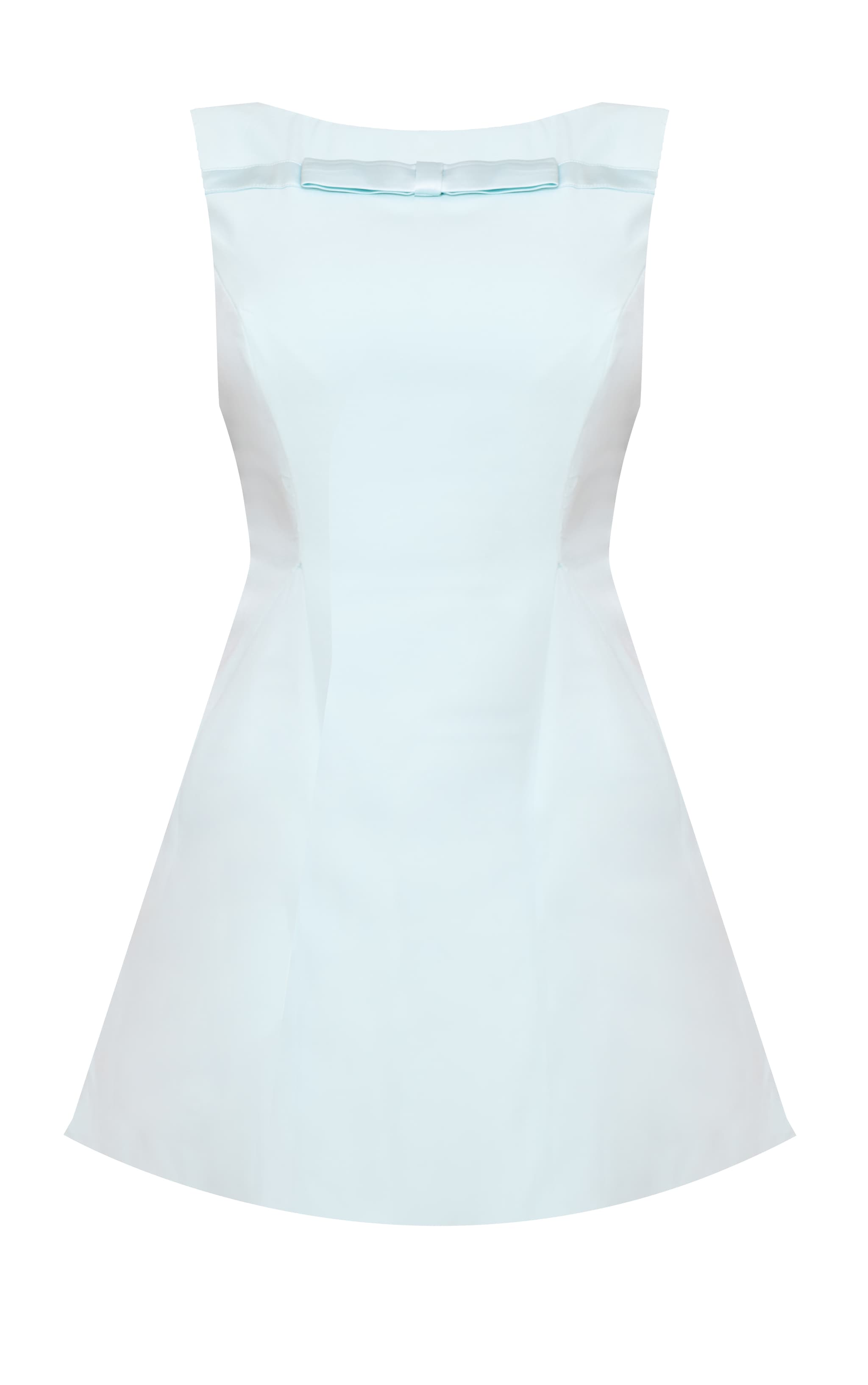 Plus Iced Mint Tailored Bow Detail A-line Dress image 5