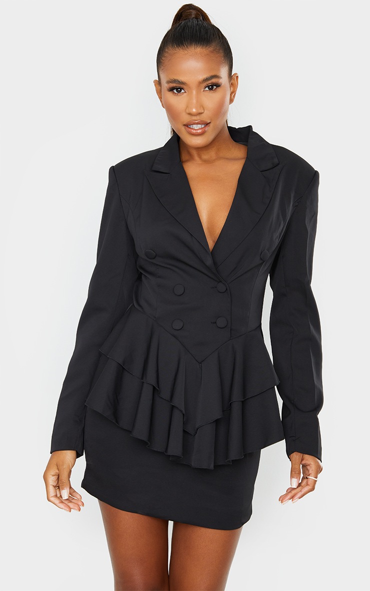 peplum blazer dress