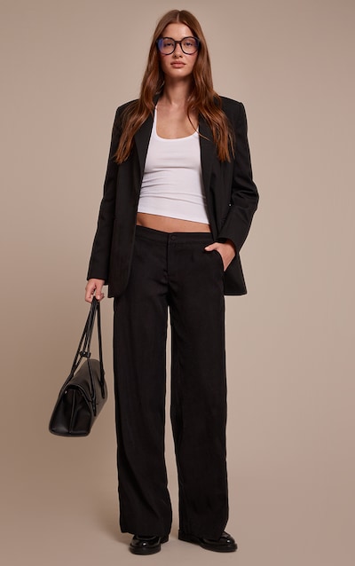 Black Heavy Weight Woven Pants