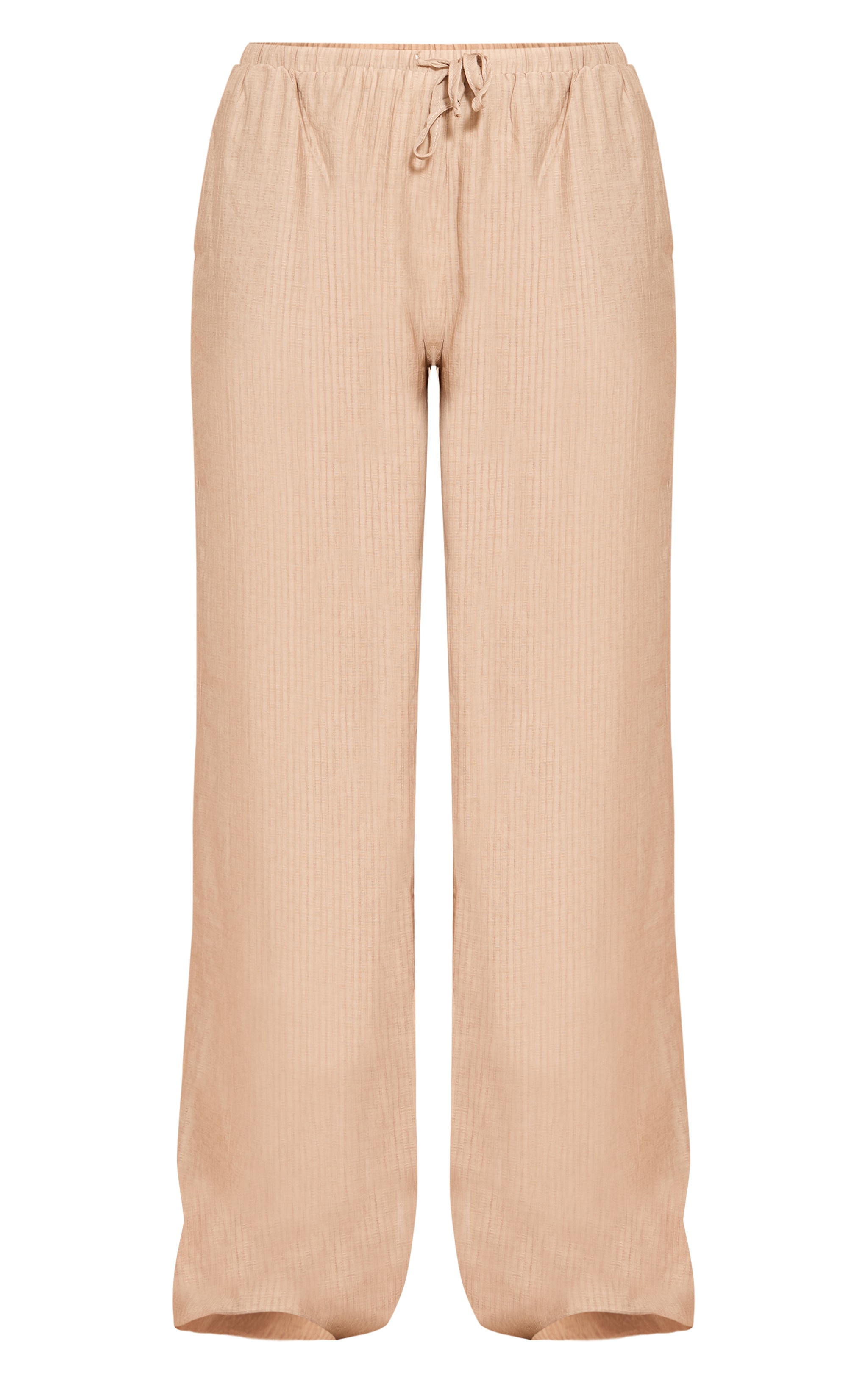 Stone Stripe Woven Drawstring Wide Leg Pant image 5