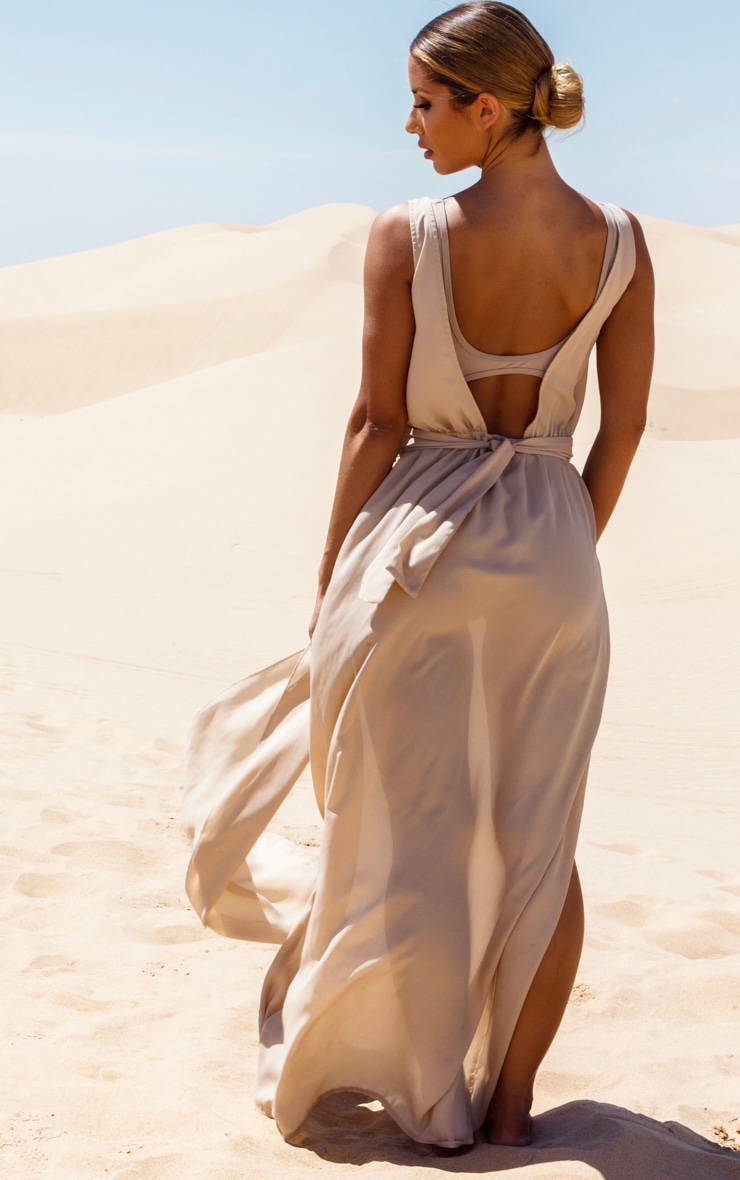 BEACH BUM LEOPARD WOVEN MAXI DRESS
