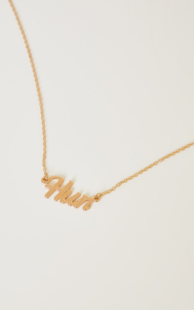 Gold Hun Necklace