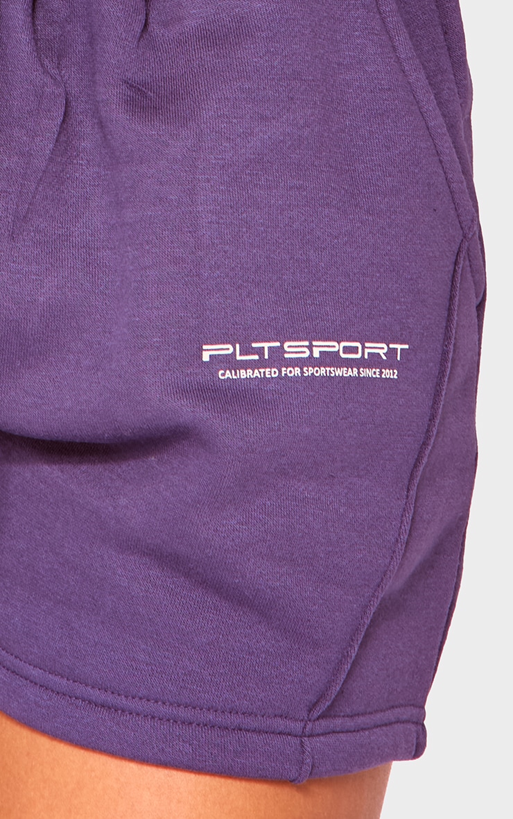 PLT Sport Short en sweat bleu marine chiné image 5