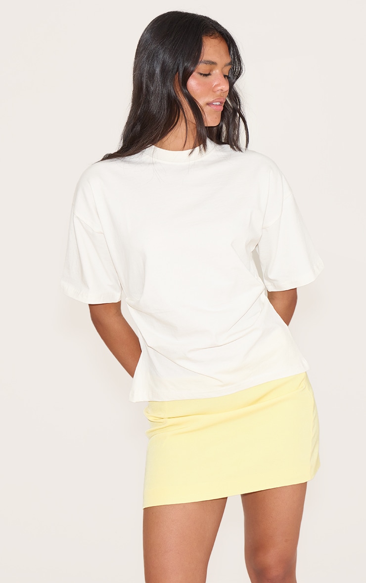Lemon Woven A Line Mini Skirt image 1