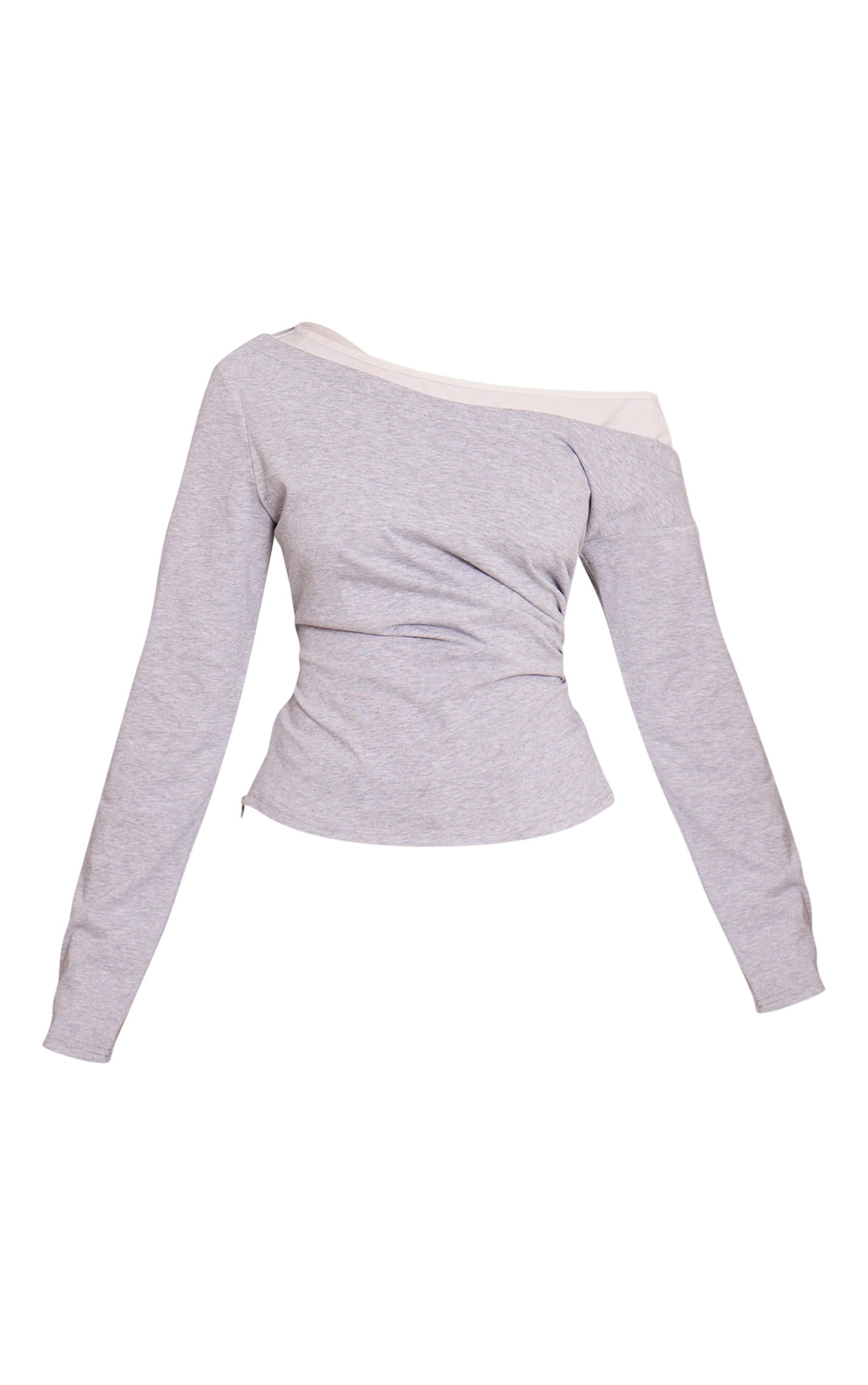 Petite Top doublé asymétrique multicolore image 5