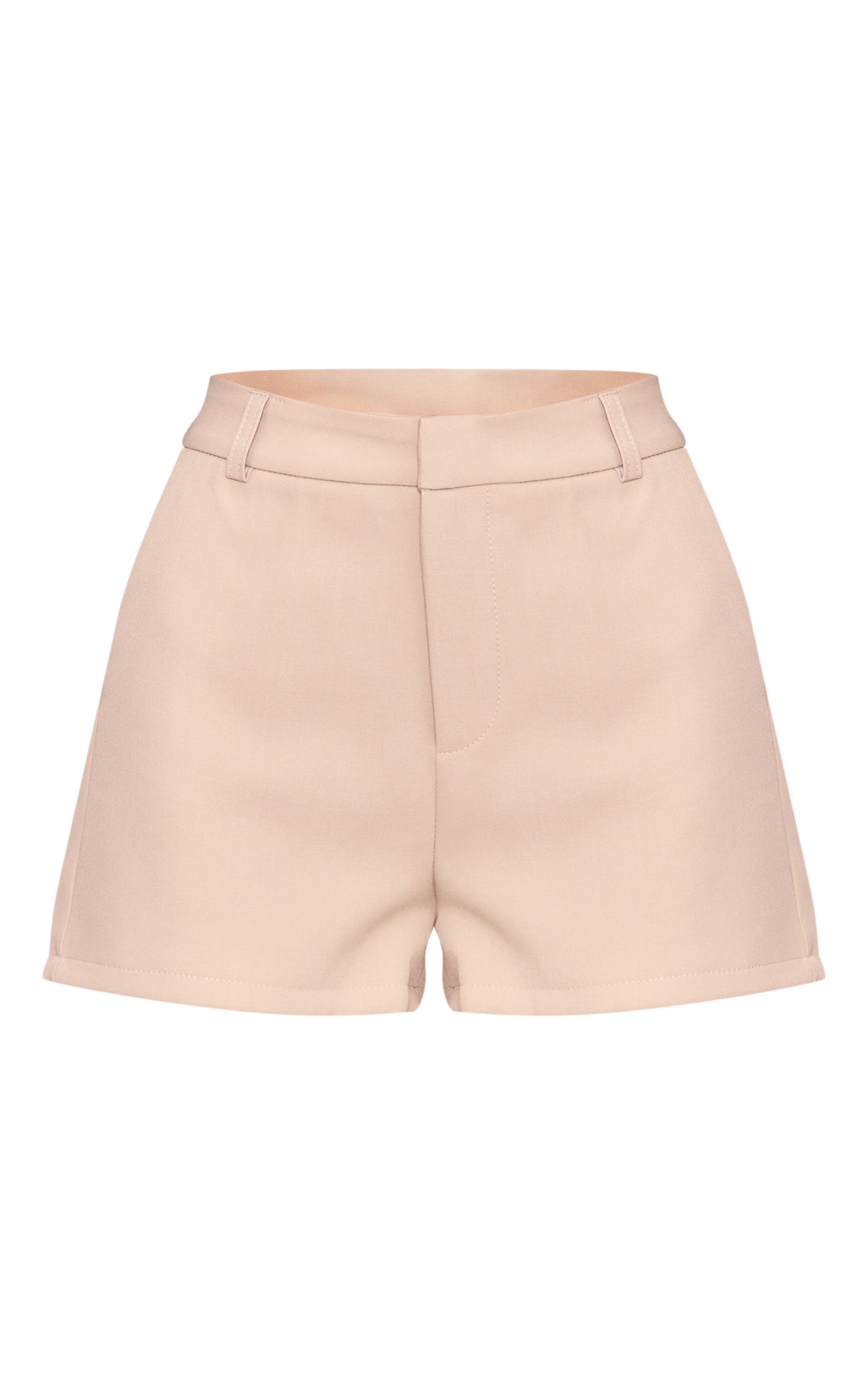Short de tailleur gris clair à taille mi-haute image 6
