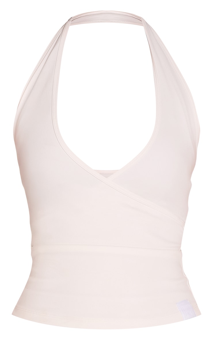 White V Front Double Layer Gym Vest image 5