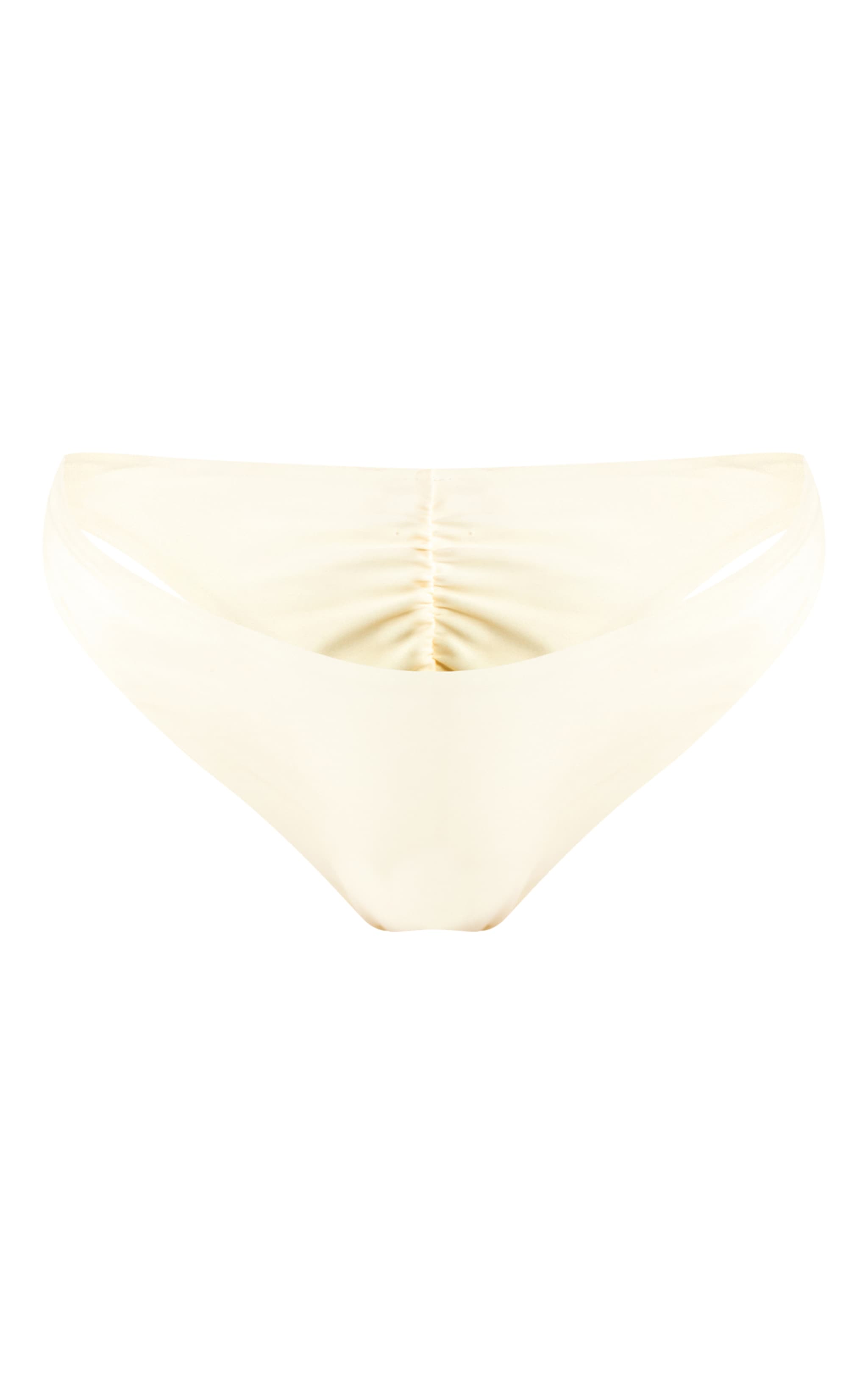 Buttercream Ruched Bum Tanga Bikini Bottoms image 5