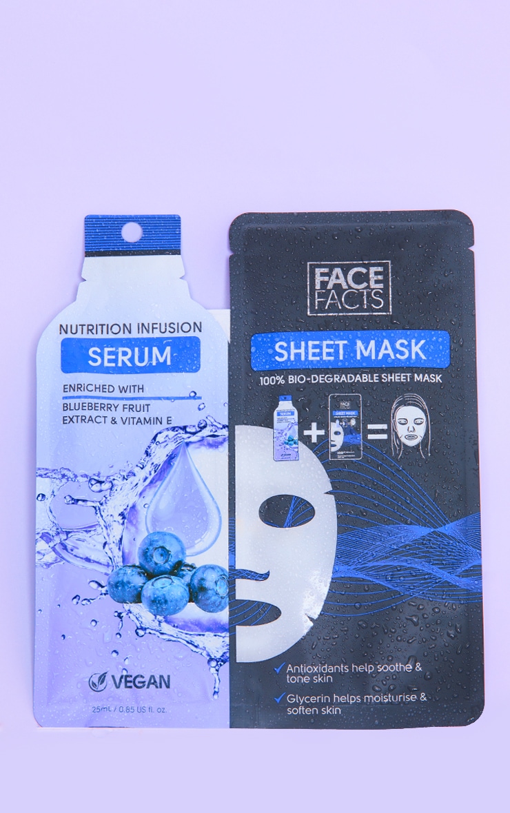 Face Facts Serum Sheet Mask Nutrition Infusion PrettyLittleThing CA