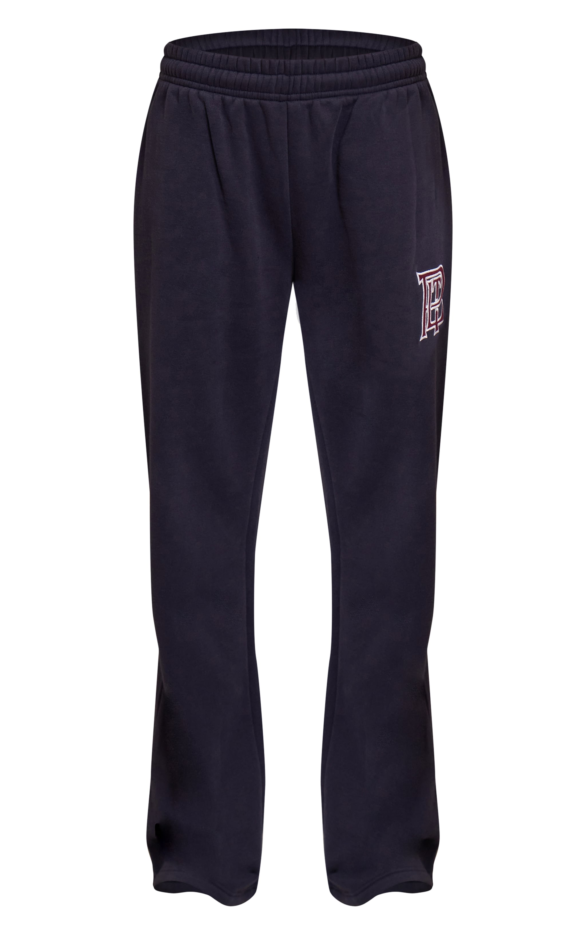 PLT Navy Cotton Fleece Straight Leg Sweatpants image 5