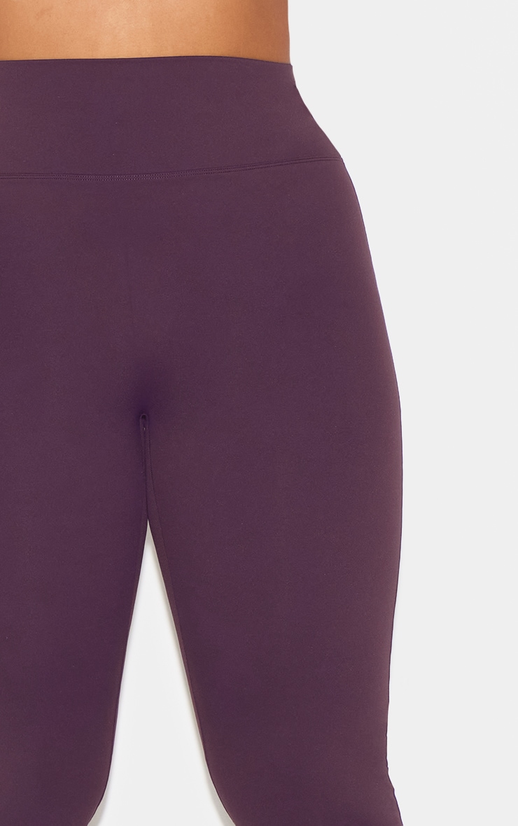 Dark Plum Sculpt Super High Waist Leggings image 9