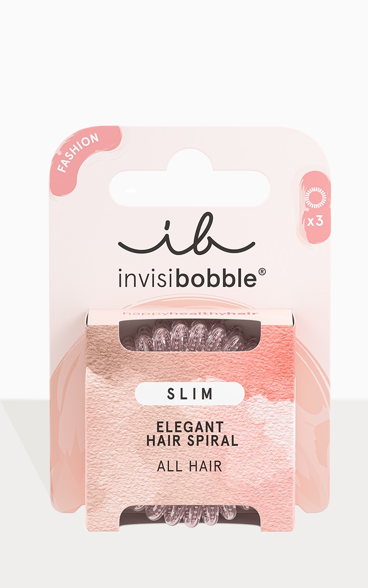 Invisibobble Slim Pink Monocle Slim Spirals 3 Pack image 1