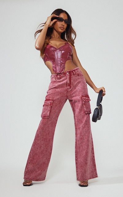Jean Cargo Delave A Taille Basse