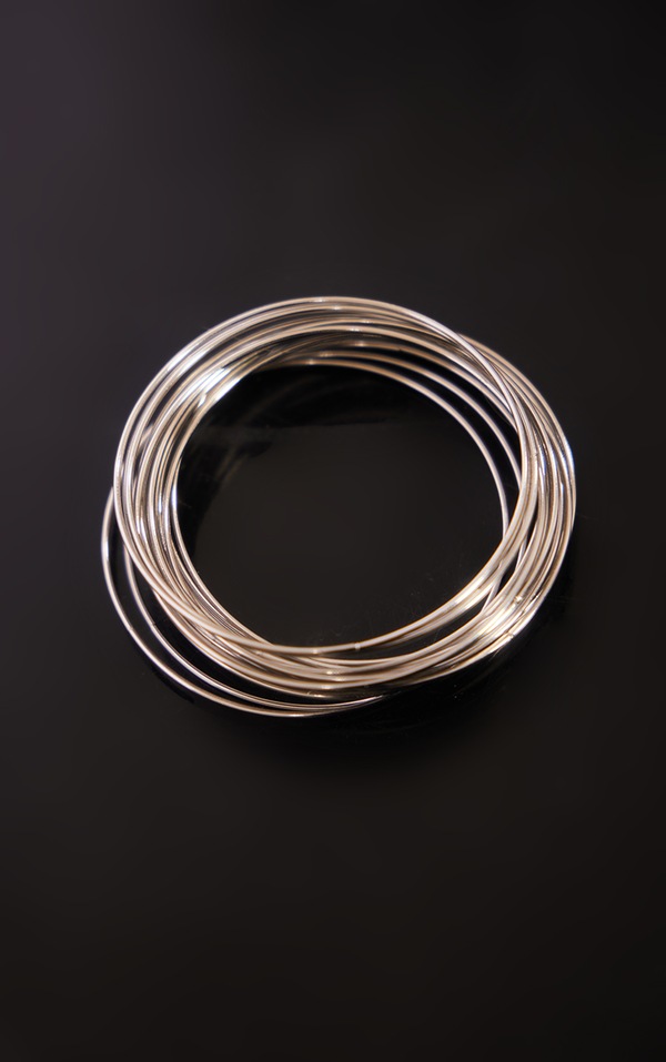 Silver Bangle Set Accessories PrettyLittleThing USA