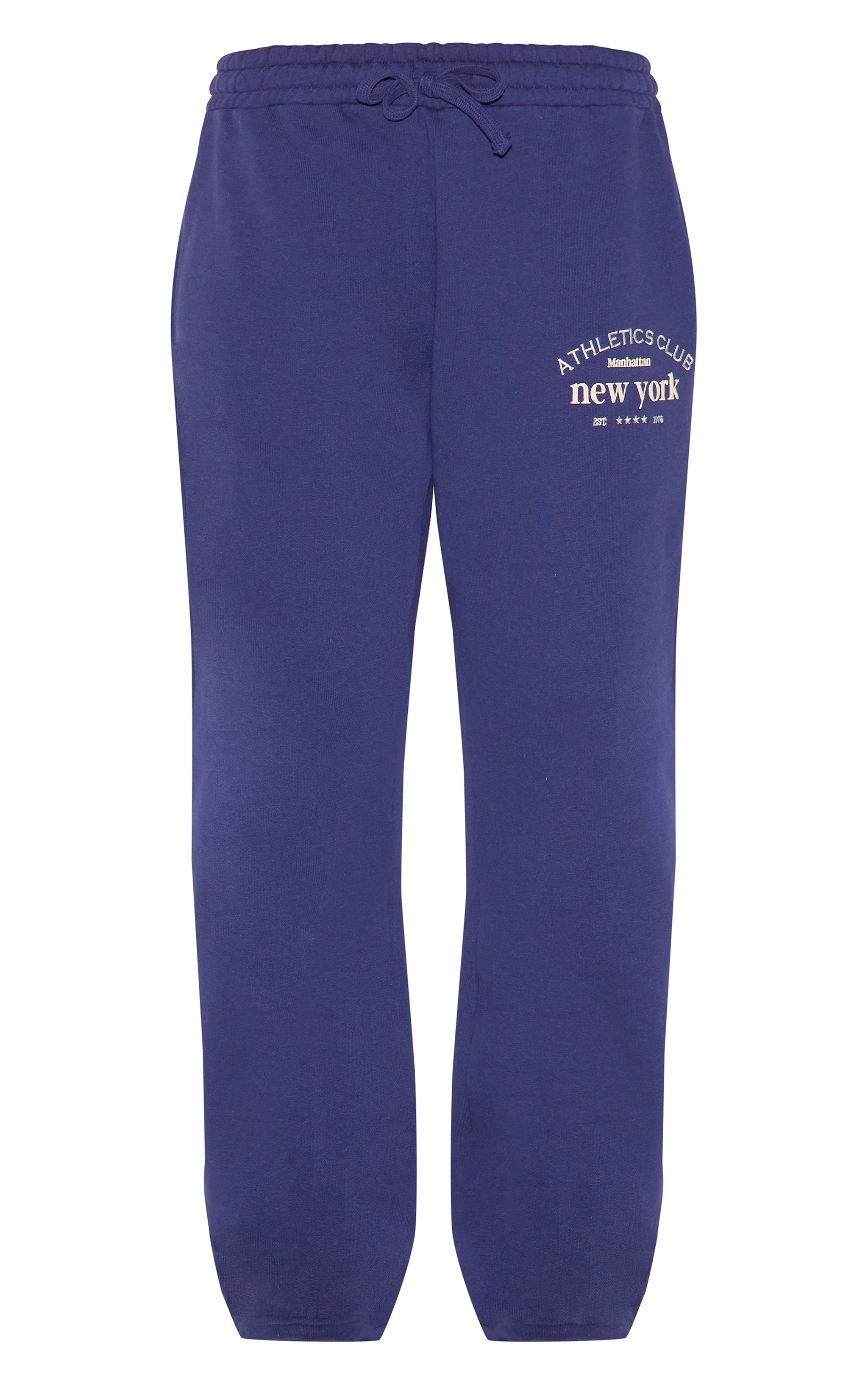 Navy Premium New York Embroidered Straight Leg Sweatpants image 5